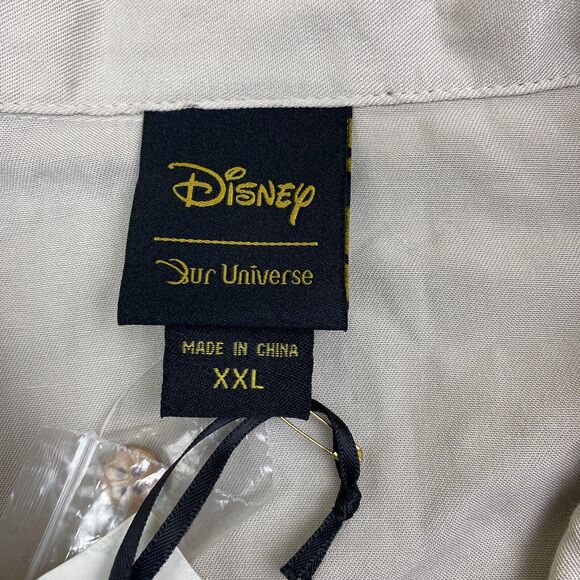 Disney Our Universe Mens Alladin Cave of Wonders Shirt Woven Button-Up XXL Rayon - Picture 7 of 16